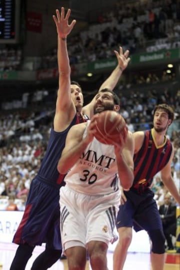 El pívot griego del Real Madrid, Ioannis Bourousis.