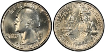 Así es la moneda de 25 centavos de 1976 que puede valer $4,500.