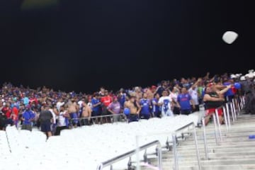 Los graves incidentes de los hinchas de la U en el Arena Corinthians