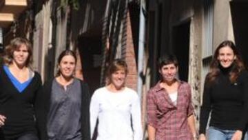 Las chicas del tenis mantienen el plante