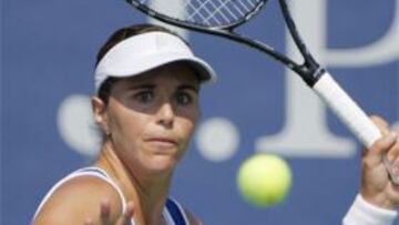 <b>María José Martínez</b>, eliminada en la segunda ronda del US Open.