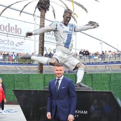 En fotos: Galaxy presentó estatua en honor a David Beckham