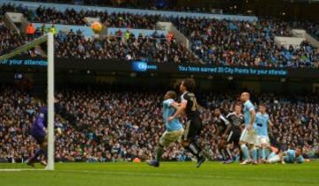 Los hinchas del City homenajean a Pellegrini