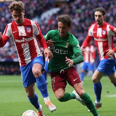 Ilusionante Javi Serrano en un Atlético sin contundencia