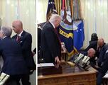 Shocking moment: Man collapses in Oval Office during Trump’s drug price announcement