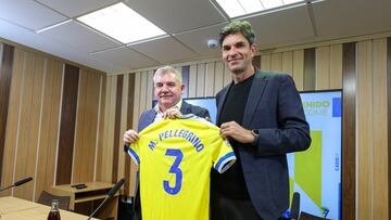 24/01/24 CADIZ CF PRESENTACION MAURICIO PELLEGRINO NUEVO TECNICO DEL CADIZ CON MANOLO VIZCAINO