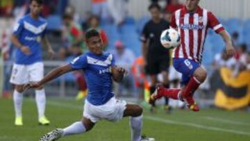Marcelo Silva, en un partido con el Almería.