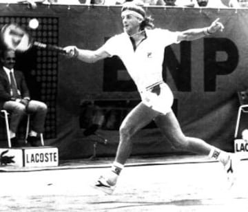 Björn Borg ganó seis veces el Roland Garros, en 1974, 1975, 1978, 1979, 1980 y 1981.