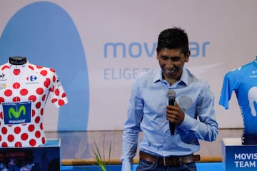 Tras 8 años con el Movistar Team, el equipo español entrega un sentido homenaje a Nairo Quintana.