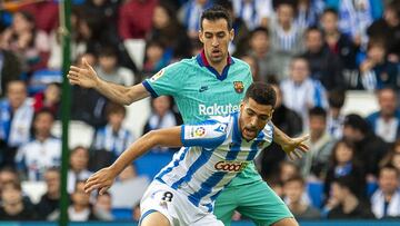 Busquets y el posible penalti a Piqué: "Creo que el árbitro lo ha visto y no lo ha querido pitar"