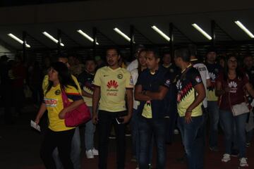 El cuadro azulcrema se llevó una edición más del Clásico Capitalino, y así lo vivieron los seguidores de ambos equipos en el Estadio Azteca.