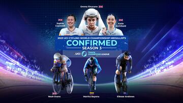 Seis pistards de clase mundial confirman su participación en la UCI Track Champions League
