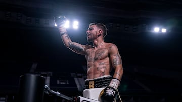 Jon Fernández celebrando uno de sus triunfos.