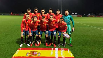 La selecci&oacute;n espa&ntilde;ola sub-16 dobleg&oacute; a Escocia.