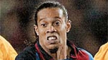 <b>FANTASÍA</B>. Ronaldinho es un factor imprevisible para el ataque.