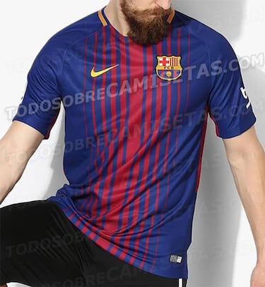 Se filtra la nueva camiseta del Barcelona 2017 - 18