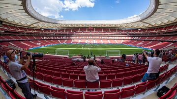 03/06/21 PREPARACION EUROCOPA 2020 
PREVIA AMISTOSO
ESTADIO WANDA METROPOLITANO ENTRENAMIENTO
SELECCION ESPAÑOLA ESPAÑA - PORTUGAL 
PANORAMICA VISTA GENERAL
PUBLICADA 04/06/21 NA MA03 1COL