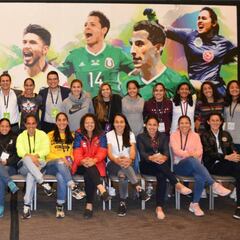 Histórica primera reunión de futbolistas de la Liga MX Femenil