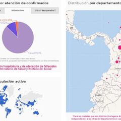 Mapa de casos y muertes por coronavirus por departamentos en Colombia: hoy, 4 de mayo