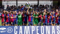 Un equipo de campeonas: ¿Cuántos tripletes ha ganado el Barcelona femenino en su historia?