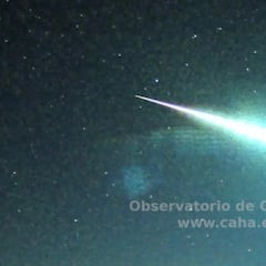 Una bola de fuego sobrevuela Andalucía a 65.000 kilómetros por hora