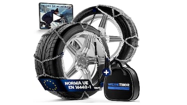 Estas son las 5 cadenas para la nieve homologadas más fáciles de poner de Amazon