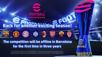 Barcelona se convierte en la sede de la eFootball Championship Pro en 2023