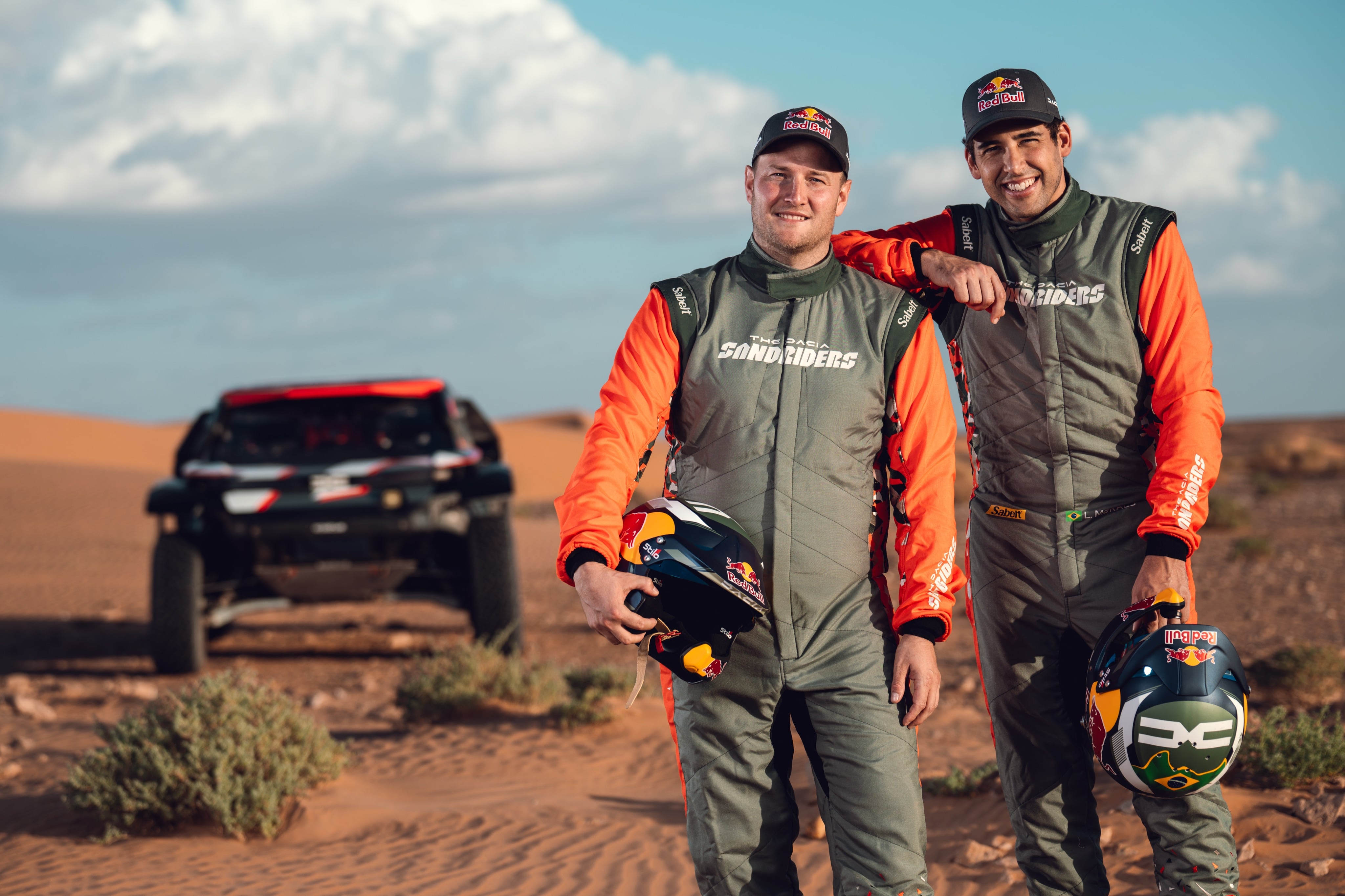 Lucas Moraes y su nuevo copiloto, Dennis Zenz, se unen al proyecto de Dacia para el Dakar.