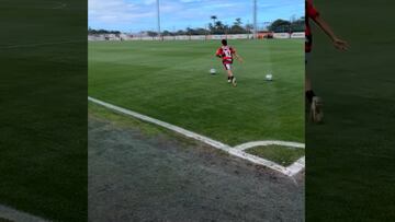 ¿El futuro de la Roja? El hijo de Vidal se lució con este golazo en Brasil