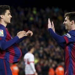 Bartra: "Messi es el mejor de la historia y aprendí mucho con él"