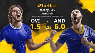 Real Oviedo vs. FC Andorra: horario, TV, estadísticas, clasificación y pronósticos