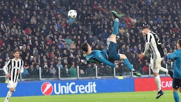 Cristiano's overhead kick against Juventus