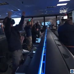 Historia de la humanidad: así se celebró en la NASA el momento del aterrizaje del rover en Marte