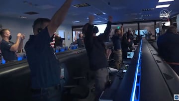 ¡Historico! Así se celebró en la NASA el momento del aterrizaje del rover en Marte