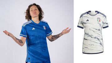 Tampoco tienen un dise?o especial para el Mundial femenino en su primera equipaci¨®n, en la que Adidas apost¨® por un dise?o cl¨¢sico color azul con un cuidado estampado de fondo. La segunda es blanca con toques negros, para representar el m¨¢rmol.
