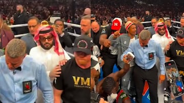 El gesto de Turki Alalshikh con Canelo tras anunciarse la victoria de Crawford