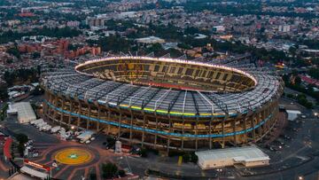 La Loter&iacute;a Nacional rifa palco del Estadio Azteca