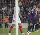 Los goles de la victoria del Barça que sufrió por la lesión de Messi