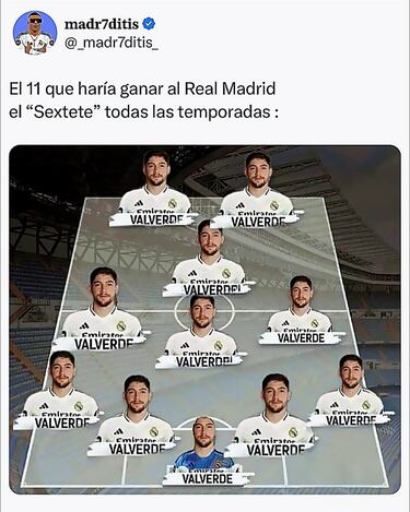 La derrota del Real Madrid, protagonista de los memes de la jornada