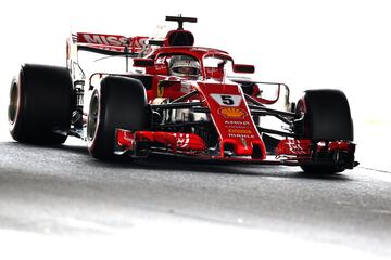 Sebastian Vettel de Ferrari. 