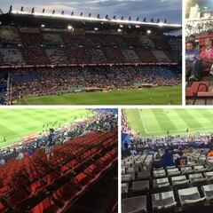 Gran pitada al himno de España en la final y asientos vacíos