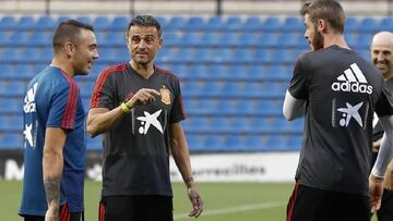 Aspas y Luis Enrique.