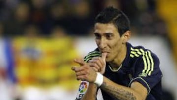 Dos goles de Di Mar&iacute;a, que jug&oacute; su mejor partido de la temporada.