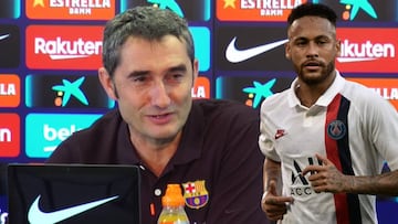 Valverde no puede más con el 'Caso Neymar' y reta a la prensa