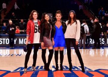 Las nuevas modelos de bañadores de Sports Illustrated 2017: Myla Dalbesio, Danielle Herrington, Mia Kang y Lais Ribeiro.