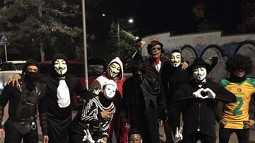 Neymar disfruta del Carnaval de Sitges junto a Dani Alves