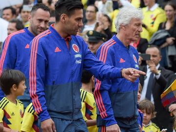 Jos&eacute; P&eacute;kerman en compa&ntilde;&iacute;a de Falcao Garc&iacute;a