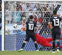 Lionel Messi falló el primer penal que tiraba en un Mundial
