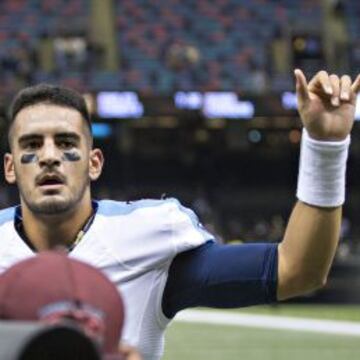 Marcus Mariota tras su soberbio partido frente a los Saints.