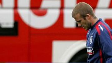 <b>DE VUELTA. </b>Tras su debut con los Galaxy, David Beckham regresa a Europa para enfrentarse a Alemania con su selección.